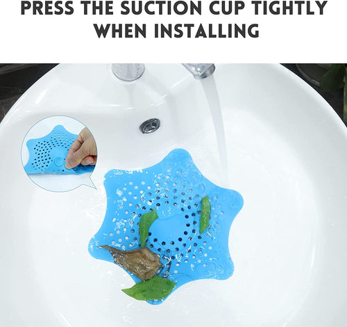 Silicone Starfish Drain Filter – Kitchen & Bathroom Sink Strainer