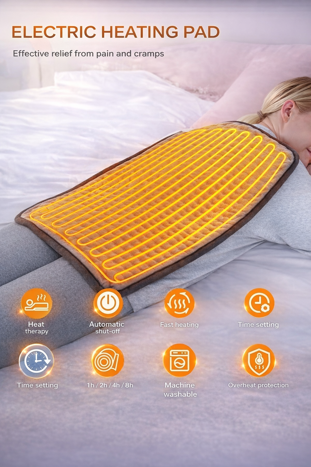 Electrical Heating Pad – Fast Heat Relief for Body Pain